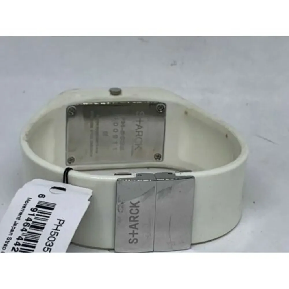 Starck PH5035 Economique Unisex Silicone Analog White Dial Quartz Watch Aa124